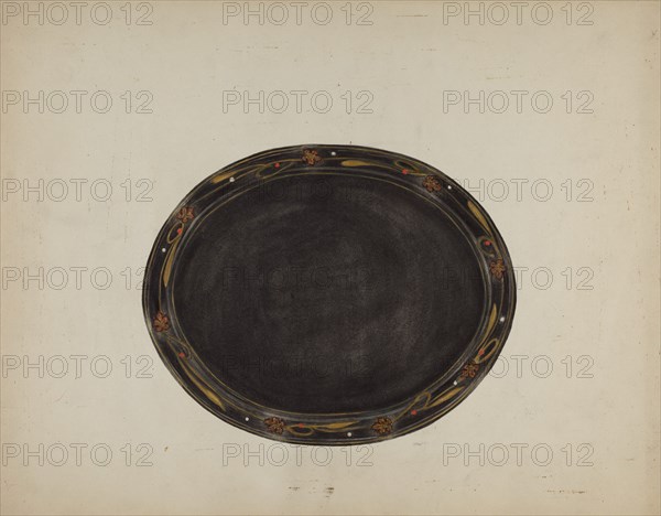 Tray, 1935/1942. Creator: Mary Fitzgerald.