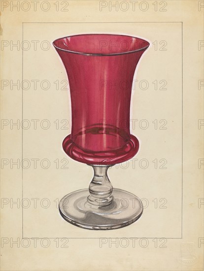 Vase, c. 1936. Creator: John Fisk.
