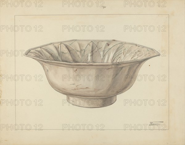 Wash Bowl, c. 1953. Creator: Frank Fumagalli.