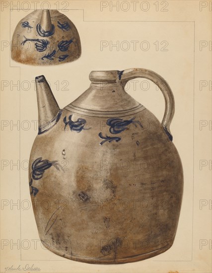 Water Jug, c. 1937. Creator: Yolande Delasser.