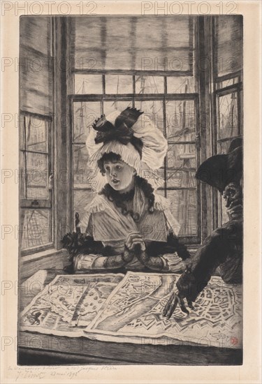 An Uninteresting Story, 1878. Creator: James Tissot.