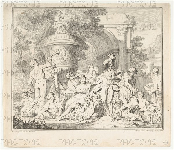 Bacchanal, ca. 1710-40. Creator: François Roëttiers.