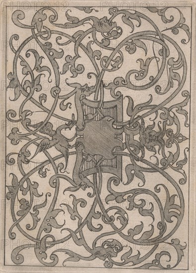 Copies after the 'Livre contenant passement de moresques' (plate 4), 19th century (?). Creator: Jacques Androuet Du Cerceau.
