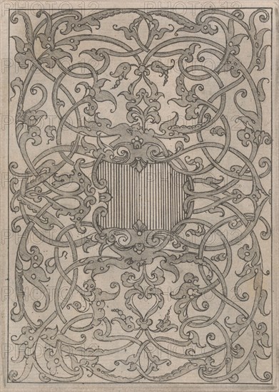 Copies after the 'Livre contenant passement de moresques' (plate 6), 19th century (?). Creator: Jacques Androuet Du Cerceau.