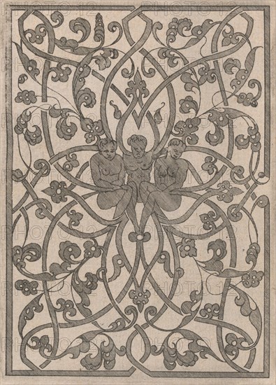 Copies after the 'Livre contenant passement de moresques' (plate 8), 19th century (?). Creator: Jacques Androuet Du Cerceau.