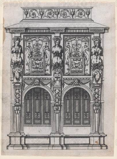 Furniture, 1565-70. Creator: Jacques Androuet Du Cerceau.