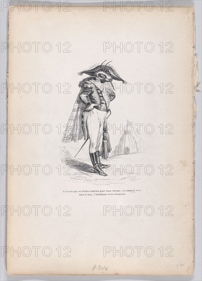 He had only his beautiful colors... from Scenes from the Private and Public Life of..., ca. 1837-47. Creator: Andrew Best Leloir.