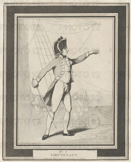 No. 7: Lieutenant, February 15, 1799. Creator: Henri Merke.