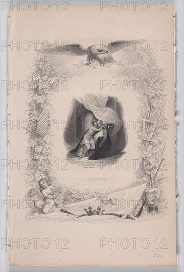 Octavie, from The Songs of Béranger, 1829. Creator: Melchior Péronard.