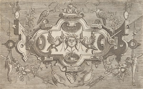 Targhe ed altri ornati di varie e capricciose invenzioni (Cartouches and other ornaments o..., 1773. Creator: Unknown.