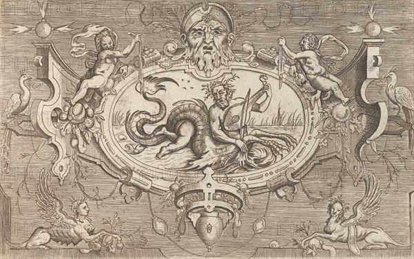 Targhe ed altri ornati di varie e capricciose invenzioni (Cartouches and other ornaments o..., 1773. Creator: Unknown.