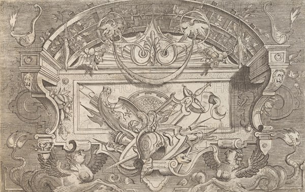 Targhe ed altri ornati di varie e capricciose invenzioni (Cartouches and other ornaments o..., 1773. Creator: Unknown.