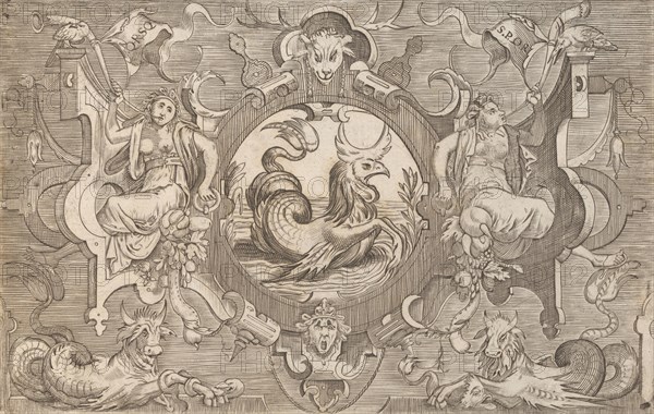 Targhe ed altri ornati di varie e capricciose invenzioni (Cartouches and other ornaments o..., 1773. Creator: Unknown.