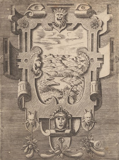 Targhe ed altri ornati di varie e capricciose invenzioni (Cartouches and other ornaments o..., 1773. Creator: Unknown.