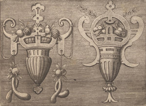 Targhe ed altri ornati di varie e capricciose invenzioni (Cartouches and other ornaments o..., 1773. Creator: Unknown.