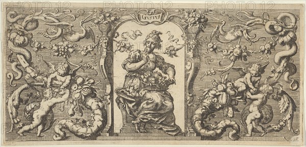 Taste (Gustus), from Quinque Sensuum (Five Senses), ca. 1655. Creator: Francis Cleyn.