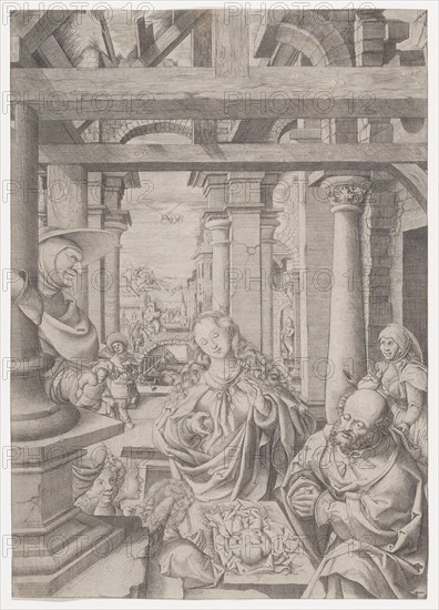 The Adoration of the Shepherds, ca. 1522-25. Creator: Frans Crabbe van Espleghem.