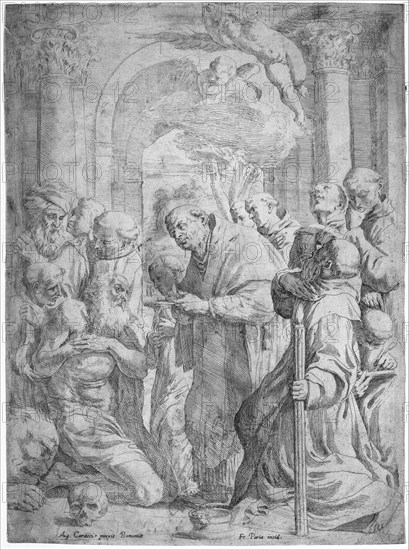 The Last Communion of Saint Jerome, 1584-1650. Creator: François Perrier.