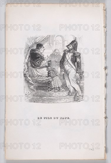 The Son of the Pope from The Complete Works of Béranger, 1836. Creator: H Designe.