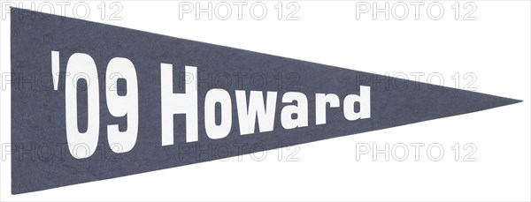 Pennant for Howard University class of 2009, ca. 2009. Creator: Unknown.