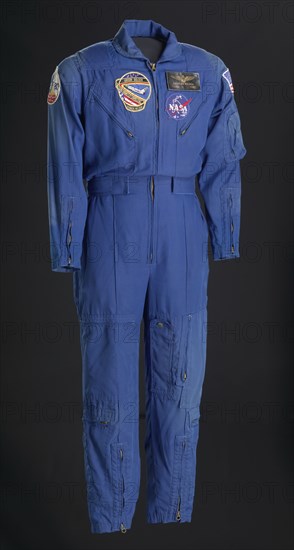 Flight suit worn by Charles F. Bolden during his first spaceflight, 1986. Creator: Gibson & Barnes.