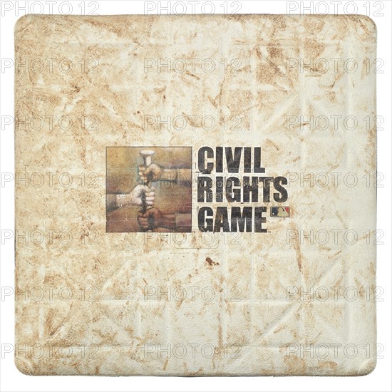 First base used in Inaugural Civil Rights Game, 2006; used 2007. Creator: Unknown.
