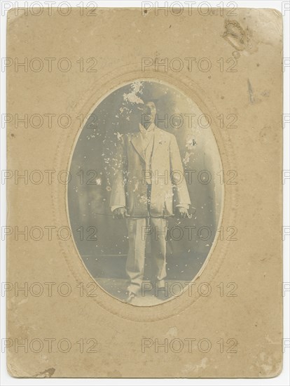 Photograph of a man, ca. 1910. Creator: Lucius Harper.