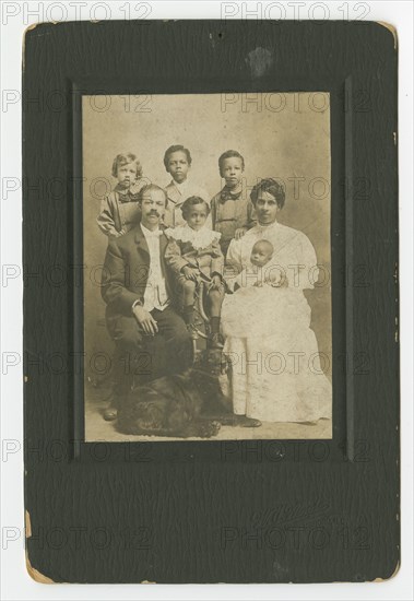 Photograph of Senator Henry Hall Falkener and family, ca. 1906. Creator: Unknown.