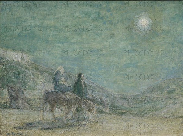 Flight into Egypt, ca. 1916. Creator: Henry Ossawa Tanner.