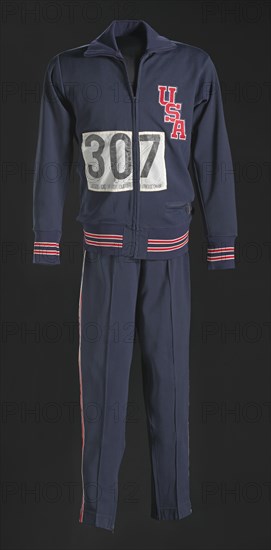 1968 Olympic warm-up suit jacket worn by Tommie Smith, 1968. Creator: Wilson Sporting Goods Co..