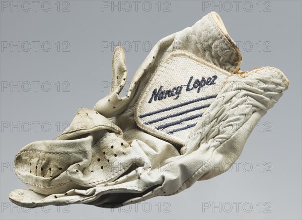 Golf glove belonging to Ethel Funches, late 20th century. Creator: Nancy Lopez Golf Inc..