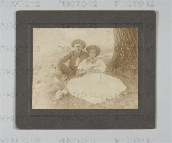 Photograph of a young couple in Texas, ca. 1920s. Creator: Unknown.