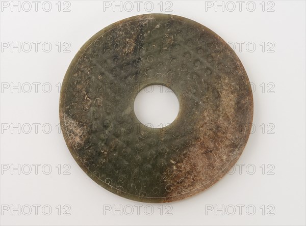 Disk (bi), Eastern Zhou to Western Han dynasty, 3rd century BCE. Creator: Unknown.