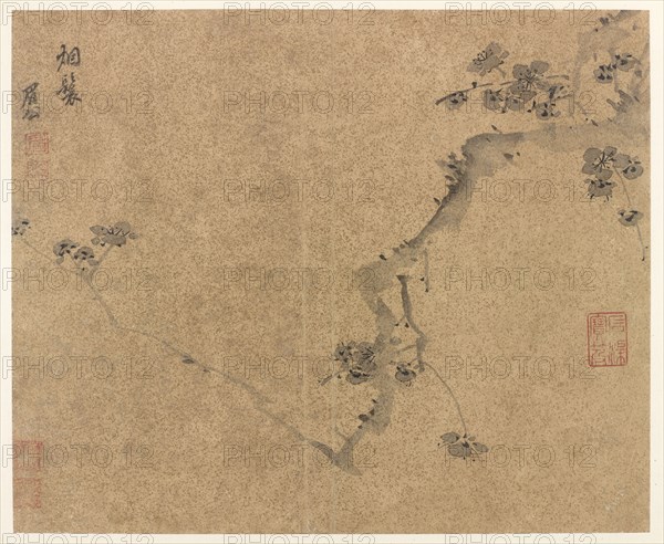 A Plum Branch, Ming dynasty, ca.1580-1639. Creator: Chen Jiru.