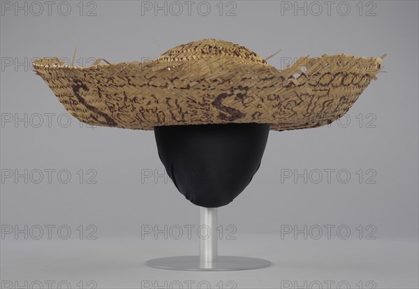 Straw sombrero hat associated with Civil Rights campaign, Camden, Alabama, 1971-1972. Creator: Unknown.