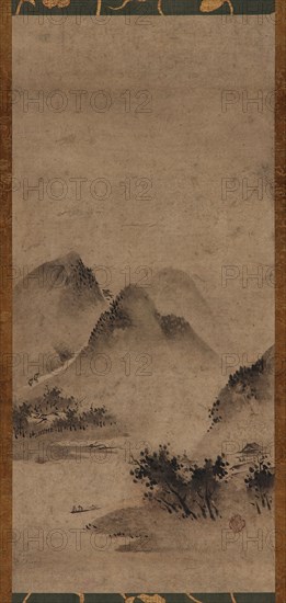 Landscape, Muromachi period, 16th century. Creator: Kano Motonobu.