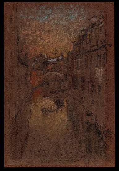 Winter Evening, 1879-1880. Creator: James Abbott McNeill Whistler.