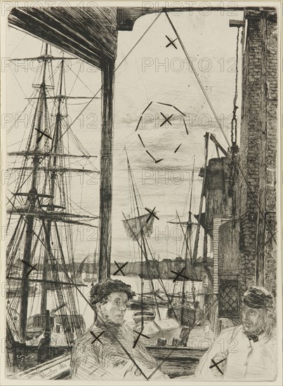 Rotherhithe, 1860. Creator: James Abbott McNeill Whistler.