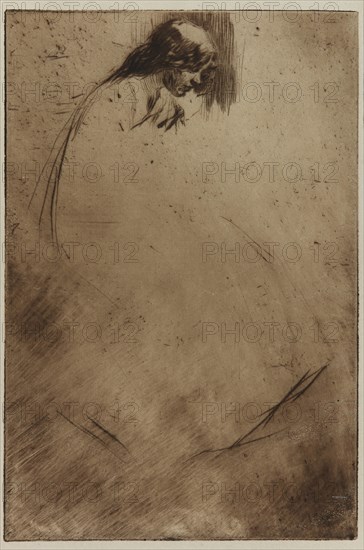 Jo's Bent Head, 1861. Creator: James Abbott McNeill Whistler.