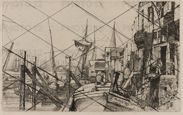 Limehouse, 1859. Creator: James Abbott McNeill Whistler.