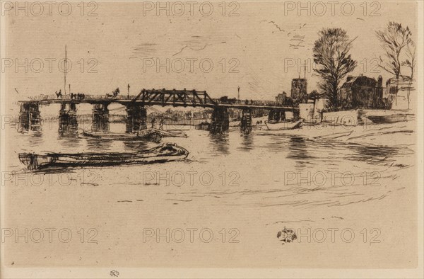 Chelsea, 1879. Creator: James Abbott McNeill Whistler.
