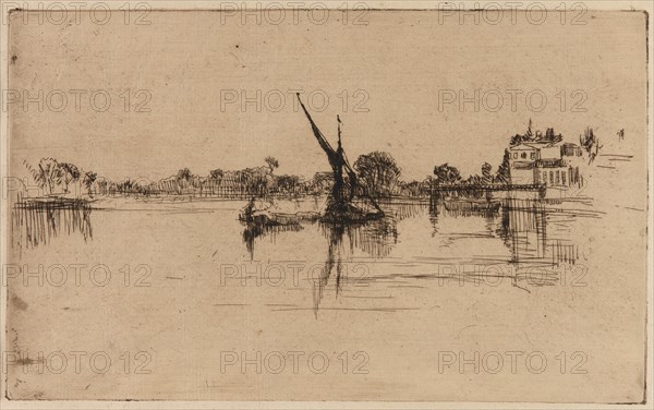 The Little Putney, 1879. Creator: James Abbott McNeill Whistler.