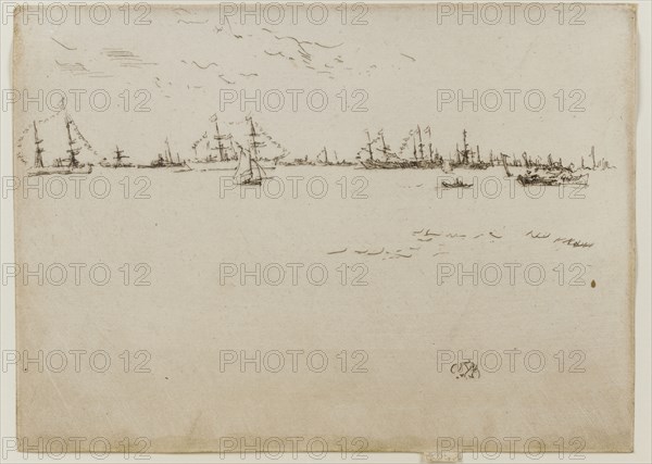 Troopships, 1887. Creator: James Abbott McNeill Whistler.