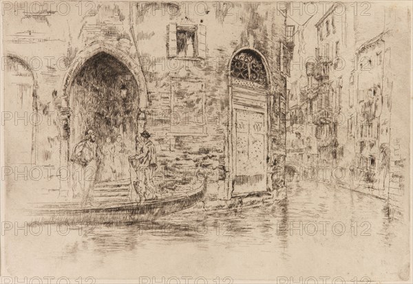 The Two Doorways, 1879-1880. Creator: James Abbott McNeill Whistler.
