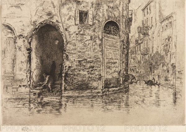 The Two Doorways, 1879-1880. Creator: James Abbott McNeill Whistler.