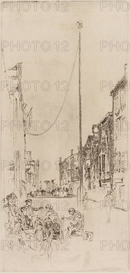 The Venetian Mast, 1879-1880. Creator: James Abbott McNeill Whistler.