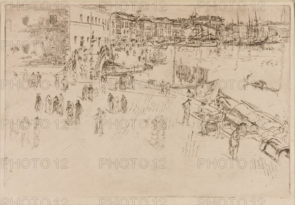 The Riva, 1879-1880. Creator: James Abbott McNeill Whistler.