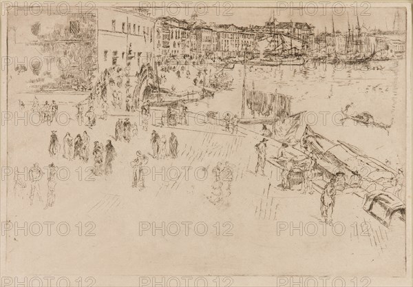 The Riva, 1879-1880. Creator: James Abbott McNeill Whistler.
