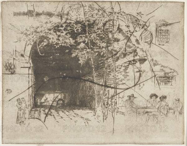 The Traghetto, No. 2, 1879-1880. Creator: James Abbott McNeill Whistler.