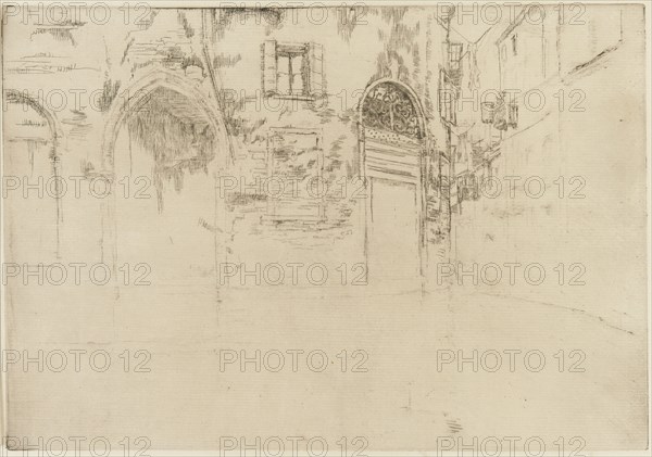 The Two Doorways, 1879-1880. Creator: James Abbott McNeill Whistler.